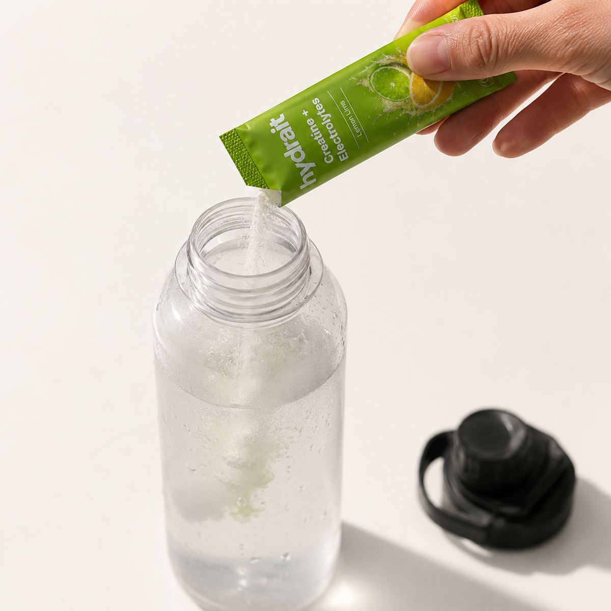 Mix Hydrait into cold water